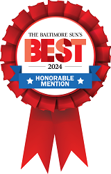 Baltimore Sun Best 2024 honorable mention ribbon